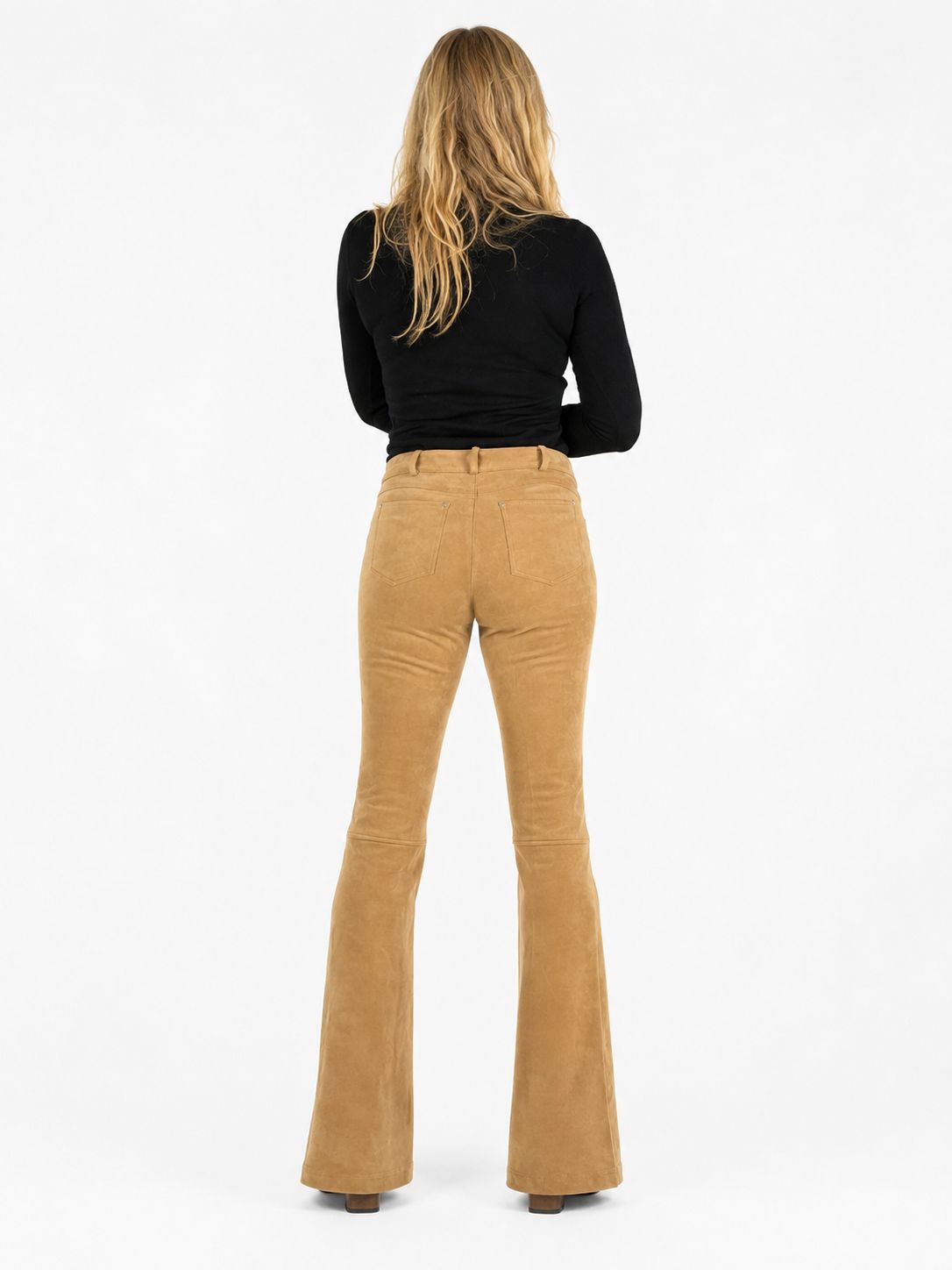 Pantalones Acampanados Gamuza