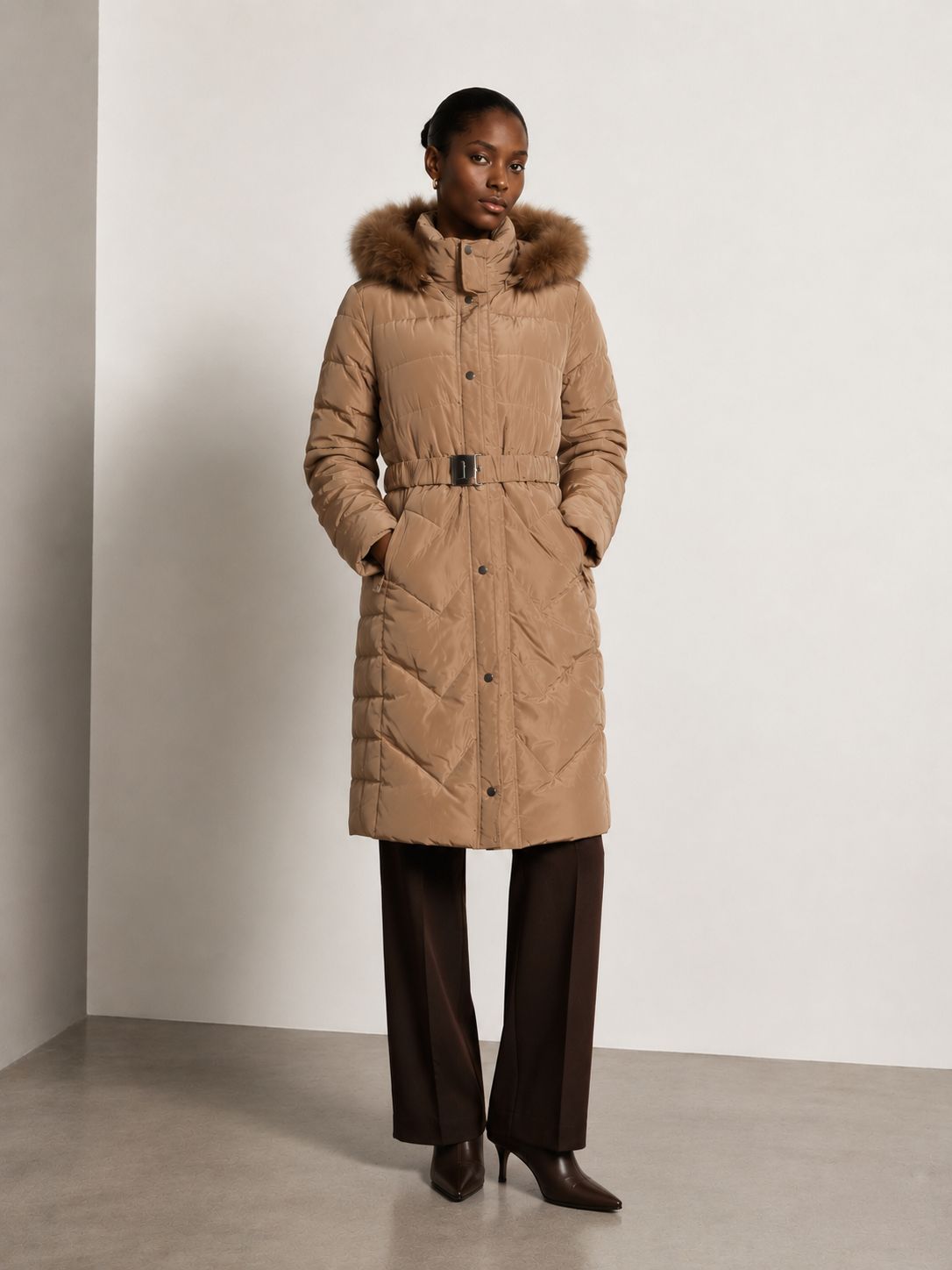 Parka Beige Fly Luxury