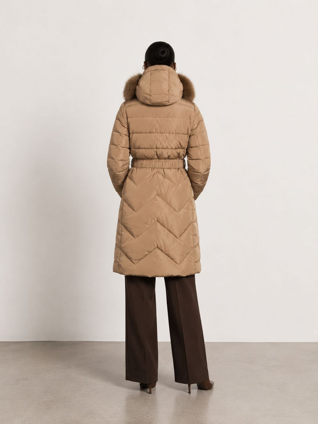 Parka Beige Fly Luxury